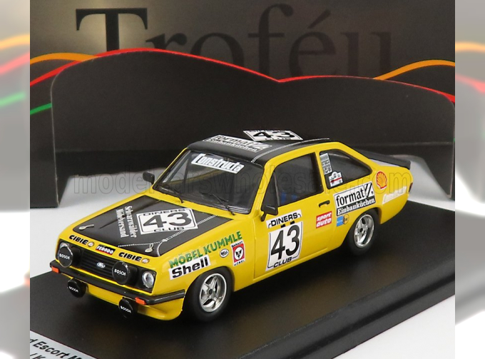 FORD Escort Mkii Rs2000 (night Version) №43 Winner Class 24h Spa (1980) H.Kummle - K.Mauer - M.Ketterer, Yellow Black