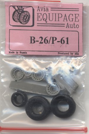 Резиновые колёса для B-26A/B