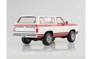 DODGE Ramcharger (1979), red/white