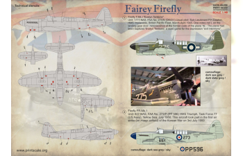 Декаль Fairey Firefly