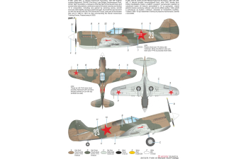 Сборная модель P-40K-1/5 Warhawk 'Short Tail'