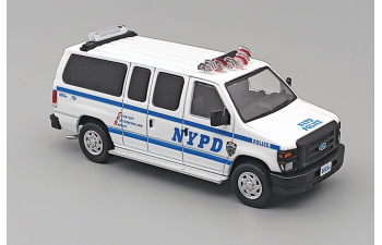 FORD E-350 Super Duty Van "New York Police Dept.", white