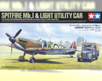 Сборная модель Supermarine Spitfire Mk.I & Light Utility Car 10HP Set