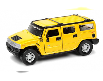 HUMMER H2, yellow