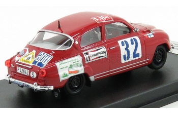 SAAB 96 №32 Winner Rally 1000 Lakes S.Lampinen - A.Jyrki (1963), Red