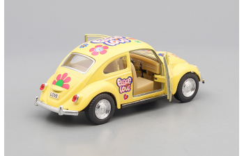 VOLKSWAGEN Classical Beetle Peace and Love (1967), yellow