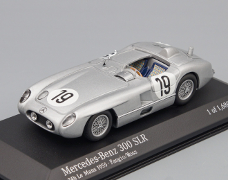 MERCEDES-BENZ 300 SLR Le Mans J.M.Fangio #19 (1955), silver