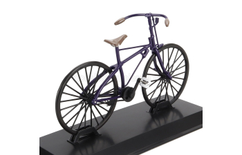 Велосипед с крестообразной рамой (1888), пурпурно-черный / Cross Frame Safety Bicycle (1888), Purple Black