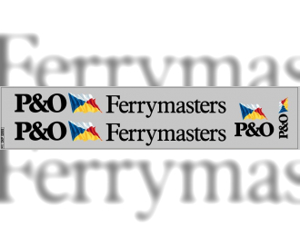 Декаль P&O Ferrymasters ВАРИАНТ 1 (60х290)