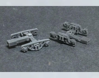 Тележка 18-100 для моделей жд вагонов под колею 16,5мм, HO (2 шт)