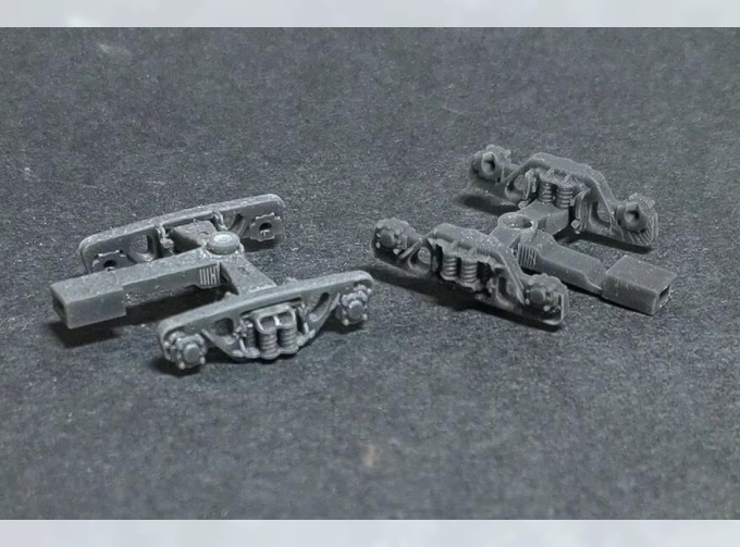 Тележка 18-100 для моделей жд вагонов под колею 16,5мм, HO (2 шт)