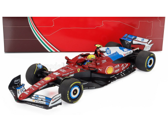 FERRARI F1 Sf-25 Team Scuderia Ferrari Hp №44 Miami Gp (2025) Lewis Hamilton - Polyfoam Packaging, Red Blue White