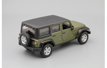 JEEP Wrangler Unlimited (2015), green matte / black