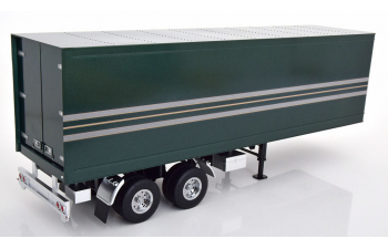 SEMI-TRAILER, dark green-metallic silver golden