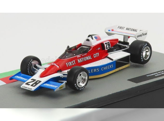 PENSKE F1 Pc4 N 28 Season (1976) John Watson, White Red Blue