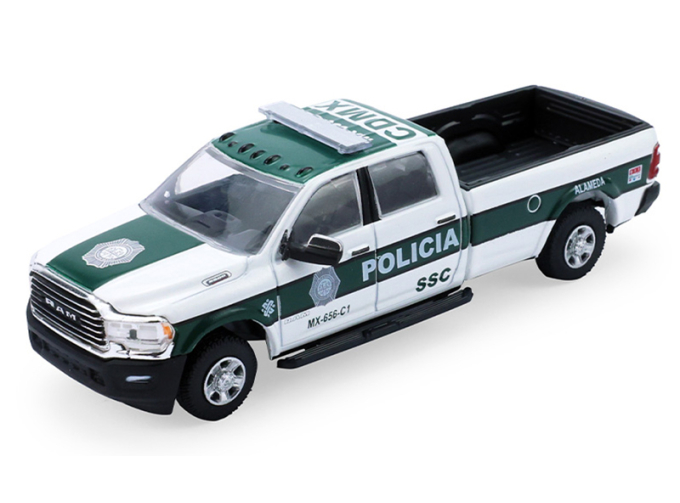 DODGE Ram 1500 SSC Mexico City Police *Hot Pursuit Series 48* (2019), white / green