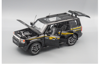 TOYOTA Land Cruiser 250 (Prado) чёрный, 21 см.