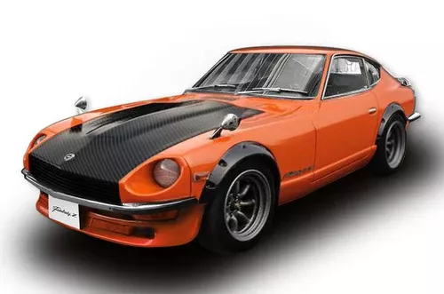 DATSUN Fairlady Z (S30) RHD (1970), orange
