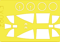 Окрасочная маска Японский истребитель-перехватчик Nakajima Ki-44 Shoki