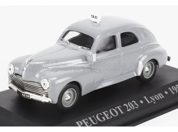 PEUGEOT 203 Taxi Lyon (1955), grey