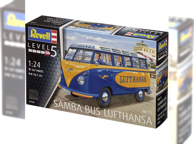 Сборная модель Микроавтобус VOLKSWAGEN T1 SAMBA BUS LUFTHANSA