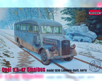 Сборная модель Немецкий автобус Opel Blitz Omnibus (model W.39 Ludewig-built)