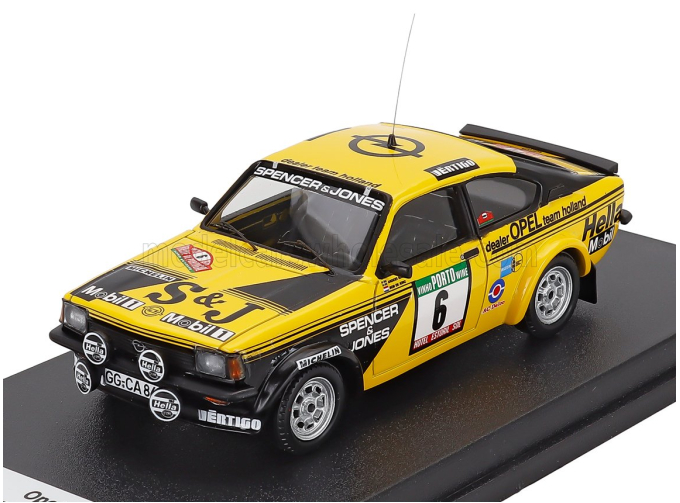 OPEL Kadett Gte (night Version) №6 Rally Portugal (1979) Anders Kullang - Bob De Jong, Yellow Black