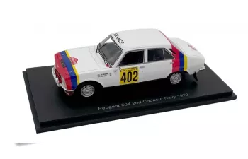 PEUGEOT 504 №402 Jean-Claude Lefebvre Codasur Rally (1979)