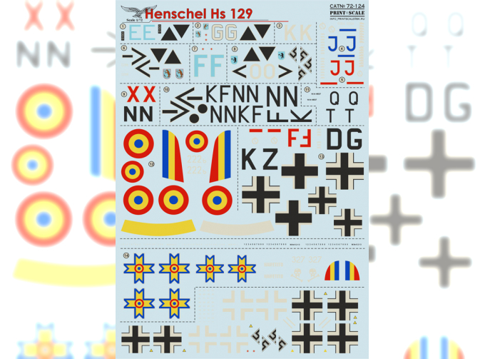 Henschel Hs 129 Wet decal