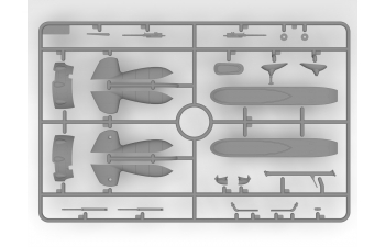 Сборная модель J-8 Gladiator, Истребитель ВВС Швеции IIМВ