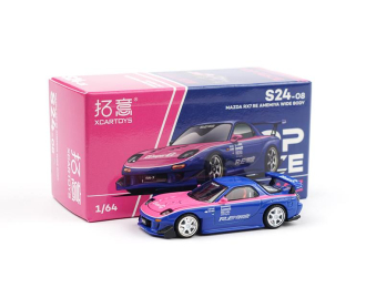 MAZDA RX7 RE Amemiya Wide Body, pink / blue