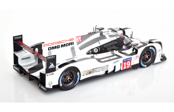 PORSCHE 919 Hybrid Turbo Team Porsche №19 Winner 24h Le Mans (2015) E.Bamber - N.Tandy - N.Hulkenberg, White