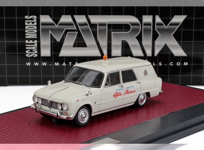 ALFA ROMEO Giulia Sw Station Wagon Alfa Romeo Assistance Competition (1967), white