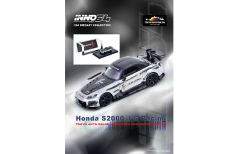 HONDA S2000 J`S Racing Tokyo Auto Salon (2025), chrome silver