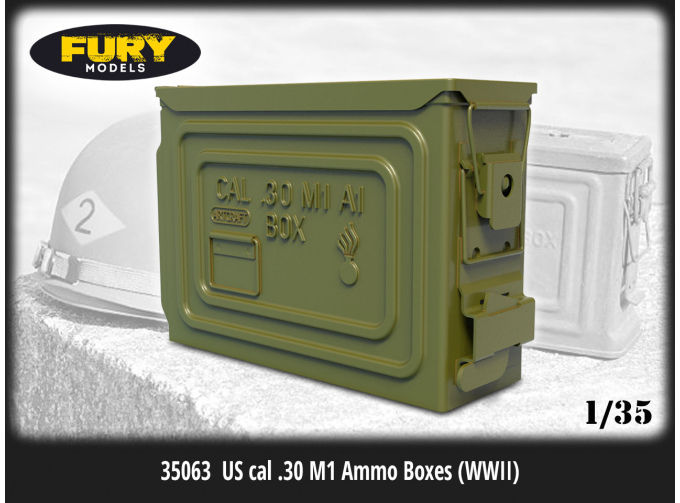 Патронные ящики Браунинг / US cal .30 M1 Ammo Boxes (WWII) (6шт)