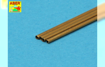 Brass Tubes Ø 1,0 x 0,2mm length 245mm x 4 pcs