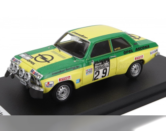 OPEL Ascona 1.9 Sr (night Version) N29 8th Rally Rac Lombard (1973) Lars Carlsson - Peter Petersen, Green Yellow
