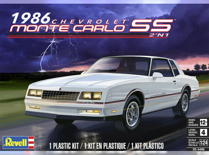 Сборная модель CHEVROLET Monte Carlo SS 1986 2 in1