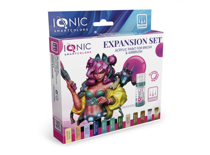 Дополненный набор базовых акриловых красок IONIC / Expansion Set