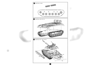 Сборная модель T-64BM Main Battle Tank