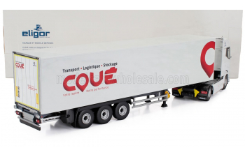 DAF Xg Truck Cassonato Coue Transports (2021), White Red