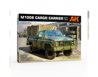 Сборная модель Грузовой автомобиль M1008 с брезентом / M1008 CARGO CARRIER with Tarp