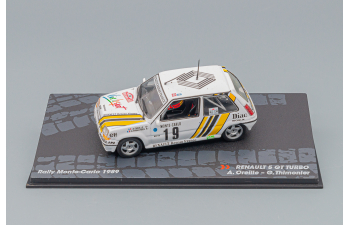 RENAULT 5 GT Turbo #19 1989 Oreille Rally, white