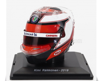 HELMET F1 Casco - Alfa Romeo C38 Team Alfa Romeo Racing N7 Season (2019) Kimi Raikkonen, White Red Black