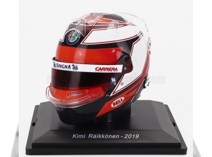 HELMET F1 Casco - Alfa Romeo C38 Team Alfa Romeo Racing N7 Season (2019) Kimi Raikkonen, White Red Black