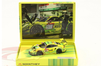 PORSCHE 911 (991 II) GT3 R #911 "Grello" Manthey-Racing 24h Nuerburgring Matteo Cairoli, Kévin Estre, Michael Christensen (2021)