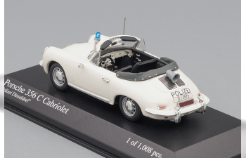 PORSCHE 356 C CABRIOLET 1965 "Polizei Dusseldorf" (White)