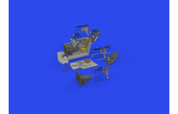 Кабина пилота Bf 109G-5/G-6 cockpit Brassin PRINT