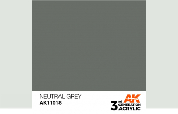 Краска акриловая 3rd Generation Neutral Grey 17ml