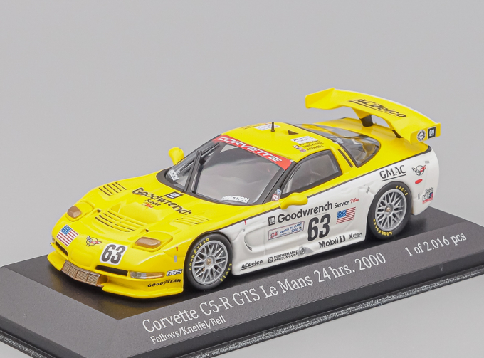 CHEVROLET Corvette CR-5 GTS Fellows - Kniefel - Bell Le Mans 24 hrs. (2000), yellow